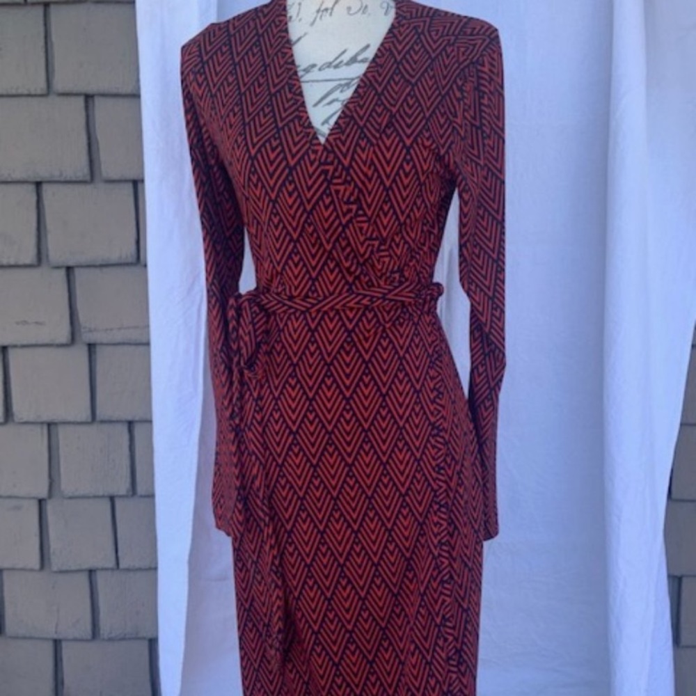 Banana Republic Red Wrap Dress